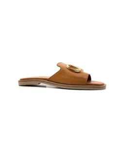 gloria Ivoire Tml 27 Cuir Coconut*Femme Mules