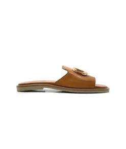 gloria Ivoire Tml 27 Cuir Coconut*Femme Mules