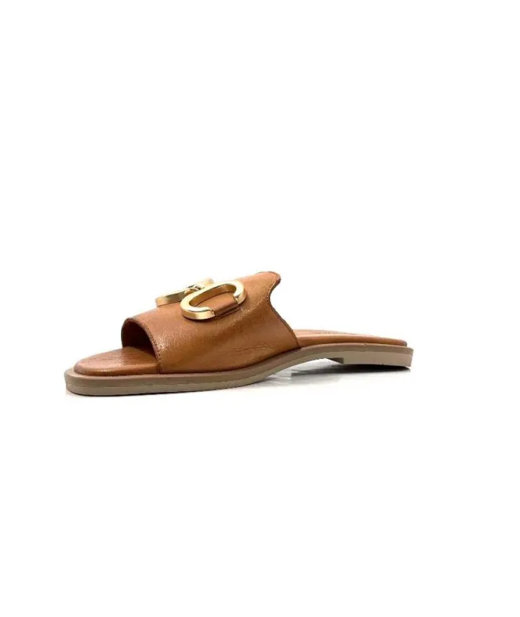 gloria Ivoire Tml 27 Cuir Coconut*Femme Mules