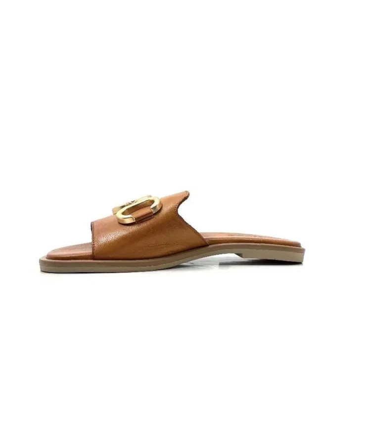 gloria Ivoire Tml 27 Cuir Coconut*Femme Mules
