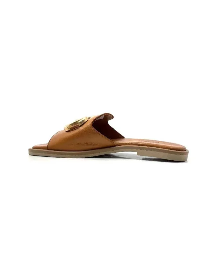 gloria Ivoire Tml 27 Cuir Coconut*Femme Mules
