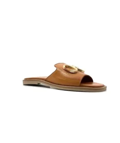 gloria Ivoire Tml 27 Cuir Coconut*Femme Mules
