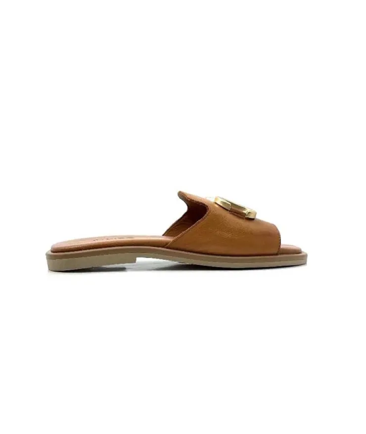 gloria Ivoire Tml 27 Cuir Coconut*Femme Mules