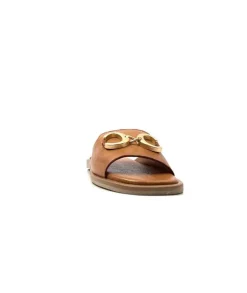 gloria Ivoire Tml 27 Cuir Coconut*Femme Mules
