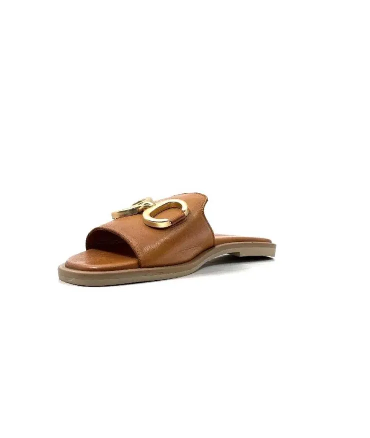 gloria Ivoire Tml 27 Cuir Coconut*Femme Mules