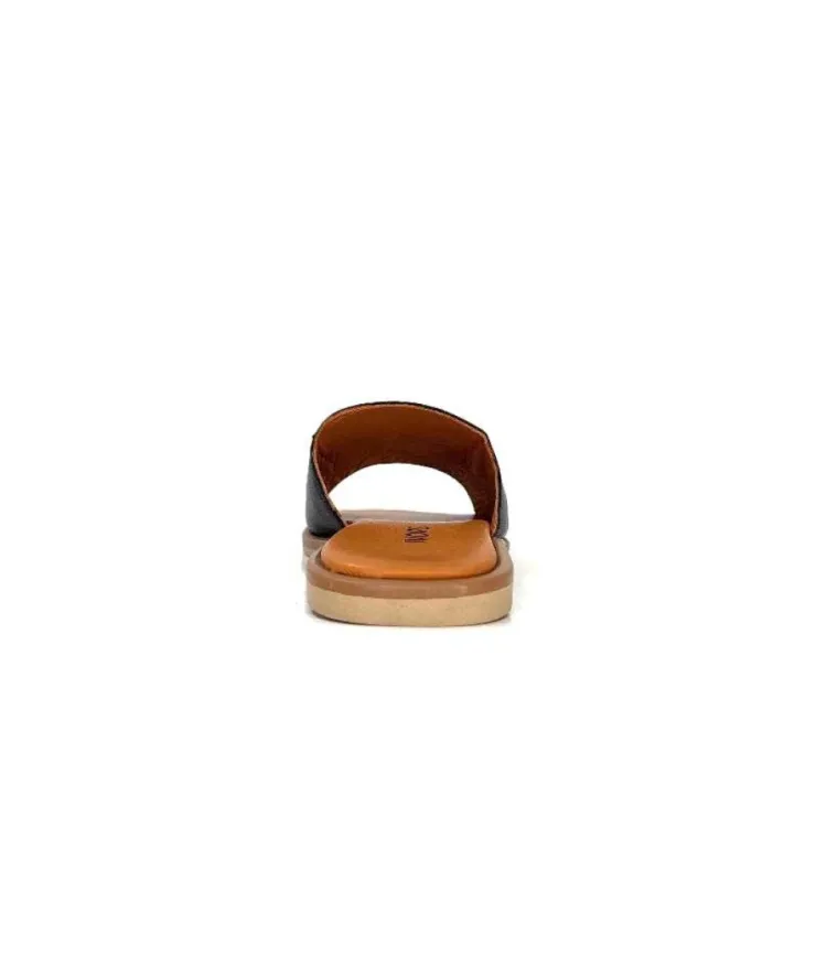 gloria Ivoire Tml 27 Cuir Noir*Femme Mules