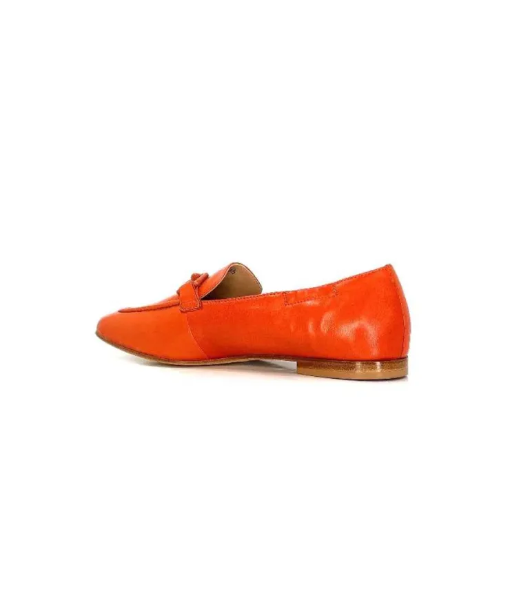 Triver Flight Ivoire 569.06 Cuir Rouille*Femme Mocassins