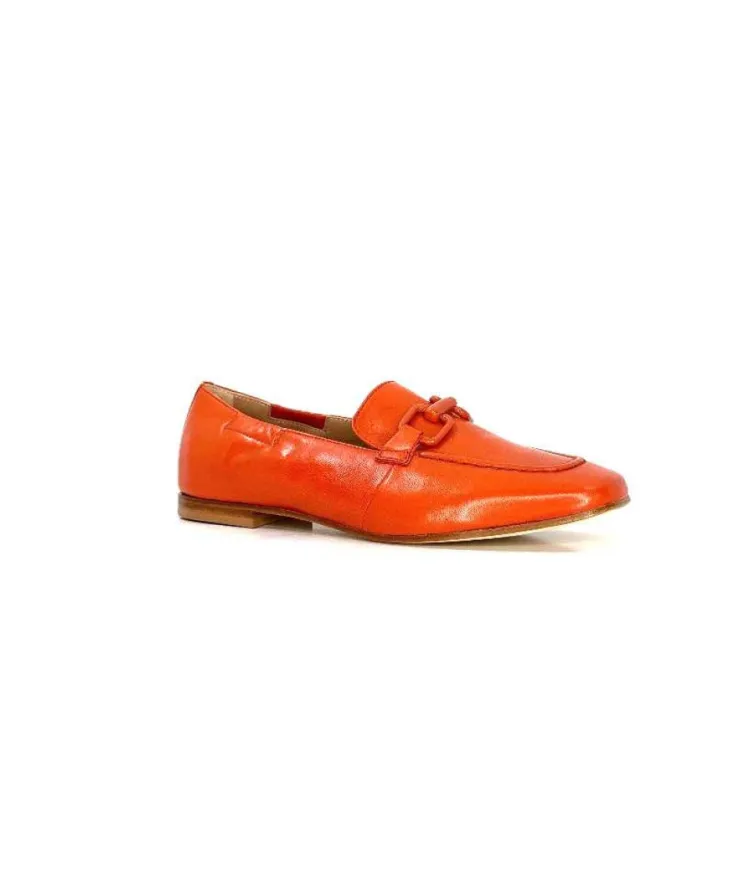 Triver Flight Ivoire 569.06 Cuir Rouille*Femme Mocassins