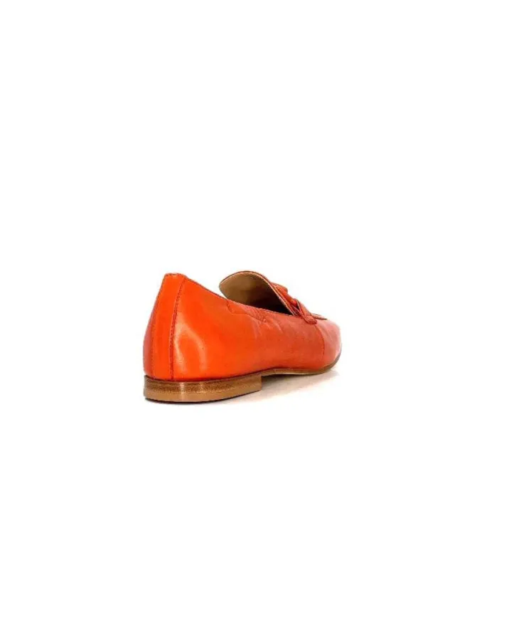 Triver Flight Ivoire 569.06 Cuir Rouille*Femme Mocassins