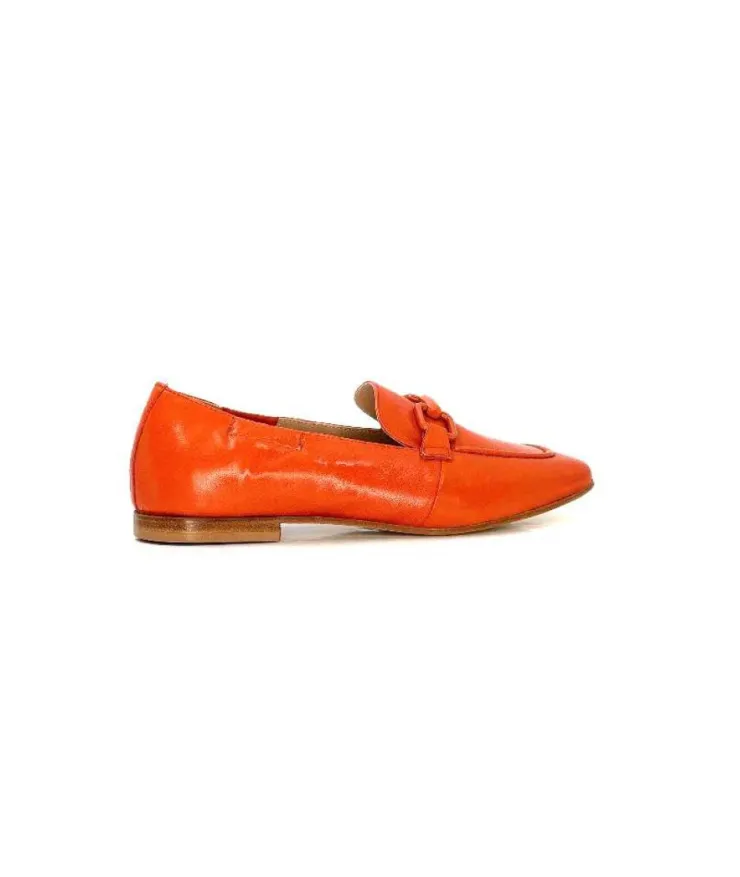 Triver Flight Ivoire 569.06 Cuir Rouille*Femme Mocassins