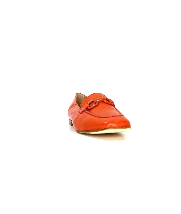Triver Flight Ivoire 569.06 Cuir Rouille*Femme Mocassins