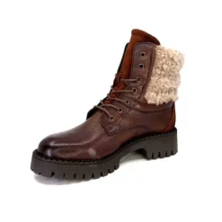 Ivoire0460a Ivoire Viyan Cuir Marron*Femme Bottines