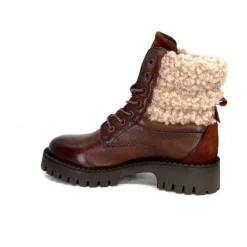 Ivoire0460a Ivoire Viyan Cuir Marron*Femme Bottines