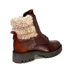 Ivoire0460a Ivoire Viyan Cuir Marron*Femme Bottines