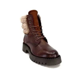 Ivoire0460a Ivoire Viyan Cuir Marron*Femme Bottines