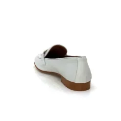 JHay 7259 Cuir Blanc*Femme Mocassins