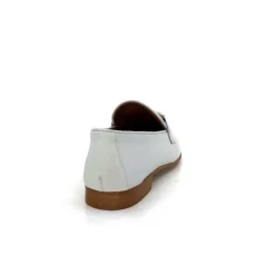 JHay 7259 Cuir Blanc*Femme Mocassins