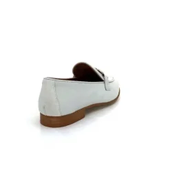 JHay 7259 Cuir Blanc*Femme Mocassins