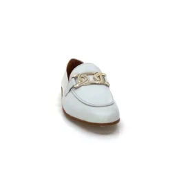 JHay 7259 Cuir Blanc*Femme Mocassins