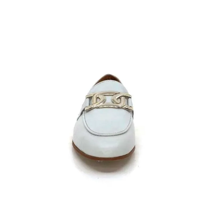 JHay 7259 Cuir Blanc*Femme Mocassins