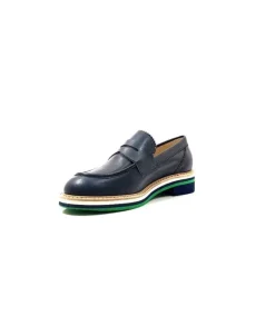 JHay 9102 Cuir Blue*Femme Mocassins