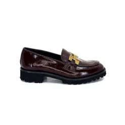JHay 1155 Cuir Bordeaux*Femme Mocassins