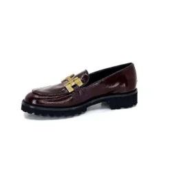 JHay 1155 Cuir Bordeaux*Femme Mocassins