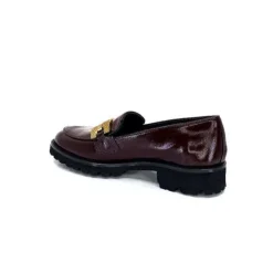JHay 1155 Cuir Bordeaux*Femme Mocassins