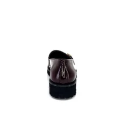 JHay 1155 Cuir Bordeaux*Femme Mocassins
