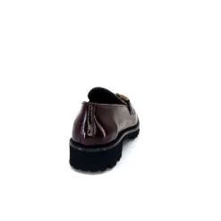 JHay 1155 Cuir Bordeaux*Femme Mocassins