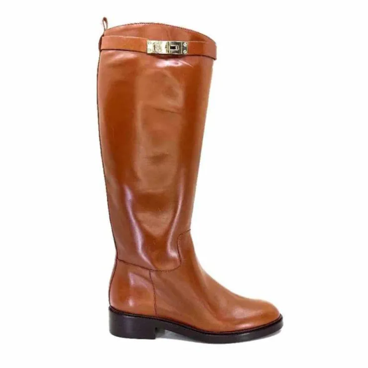 JHay J.Hay 1101 Cuir Camel*Femme Bottes