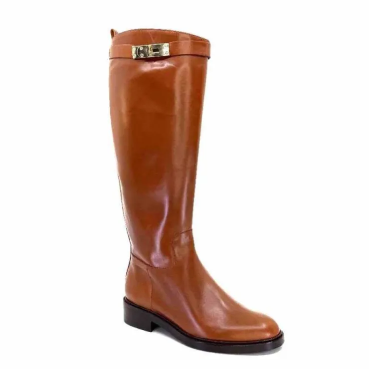 JHay J.Hay 1101 Cuir Camel*Femme Bottes