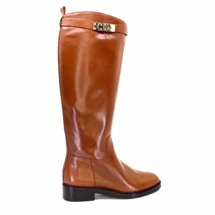 JHay J.Hay 1101 Cuir Camel*Femme Bottes
