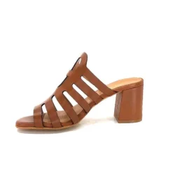 JHay 7672 Cuir Marron*Femme Mules