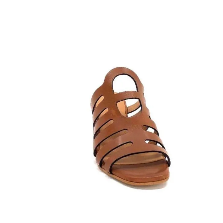 JHay 7672 Cuir Marron*Femme Mules
