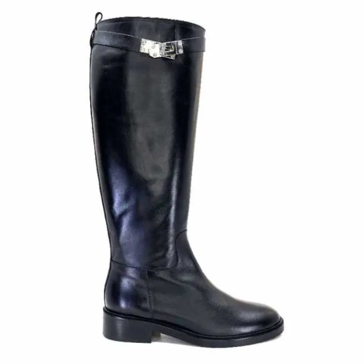JHay J.Hay 1101 Cuir Noir*Femme Bottes