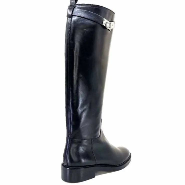 JHay J.Hay 1101 Cuir Noir*Femme Bottes