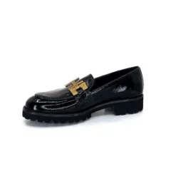 JHay 1155 Cuir Noir*Femme Mocassins