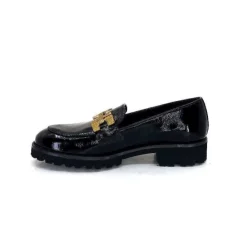 JHay 1155 Cuir Noir*Femme Mocassins
