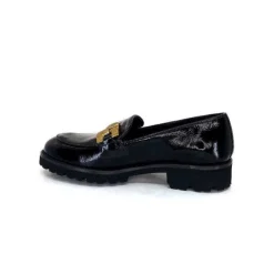 JHay 1155 Cuir Noir*Femme Mocassins