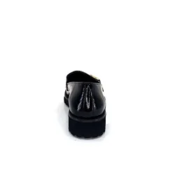 JHay 1155 Cuir Noir*Femme Mocassins