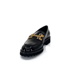 JHay 1155 Cuir Noir*Femme Mocassins