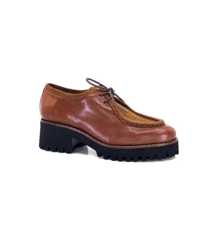 JHay J.Hay 8902 Cuir Tabaco*Femme Lacets