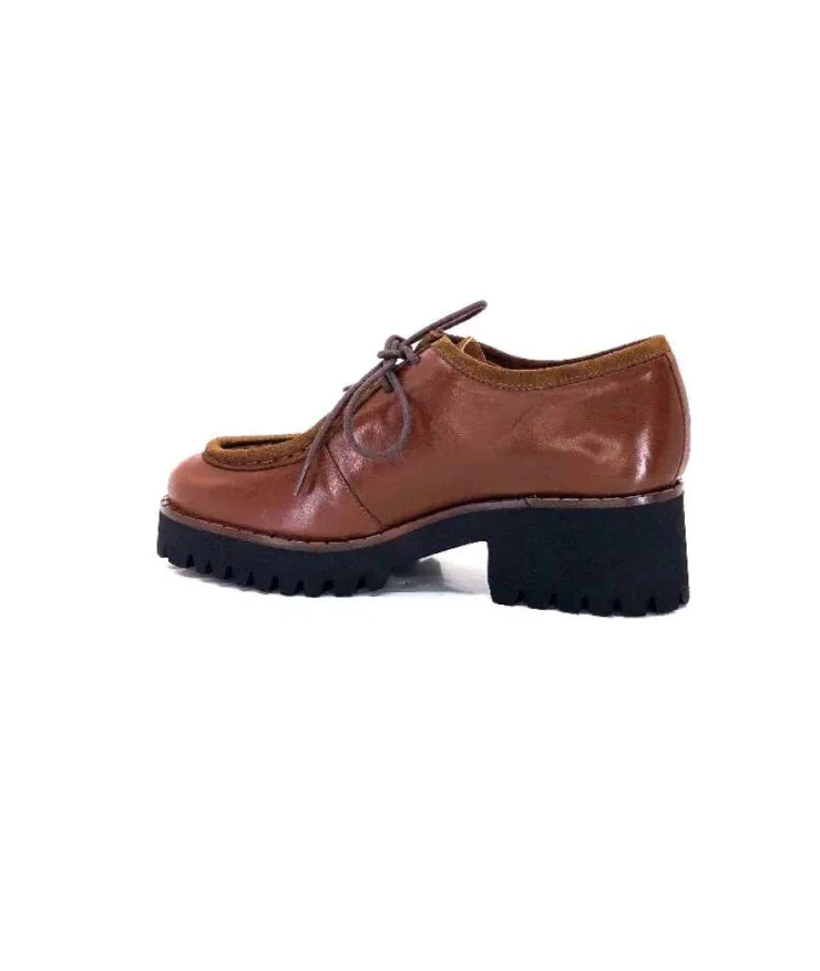 JHay J.Hay 8902 Cuir Tabaco*Femme Lacets