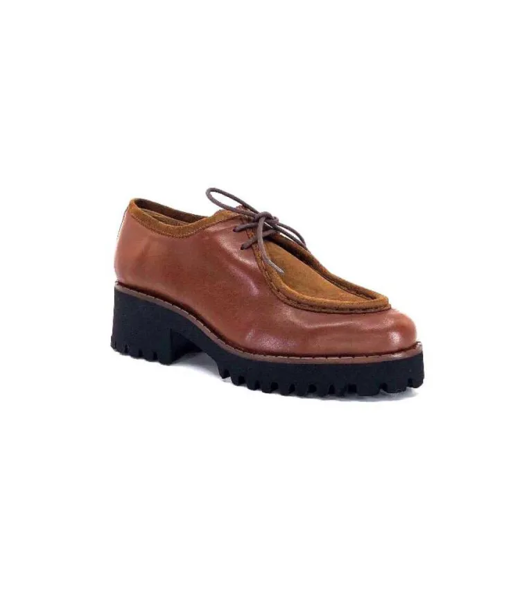 JHay J.Hay 8902 Cuir Tabaco*Femme Lacets