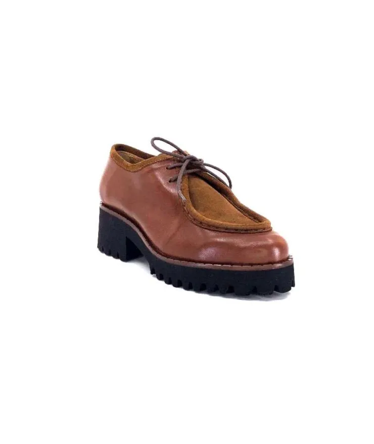 JHay J.Hay 8902 Cuir Tabaco*Femme Lacets
