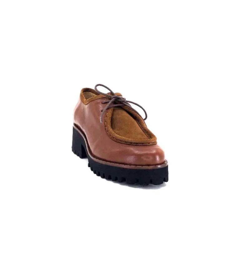 JHay J.Hay 8902 Cuir Tabaco*Femme Lacets