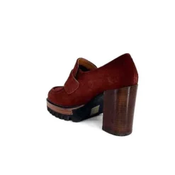 JHay 1425 Daim Rust*Femme Mocassins