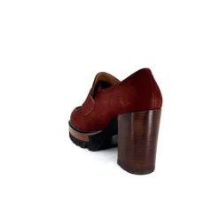 JHay 1425 Daim Rust*Femme Mocassins