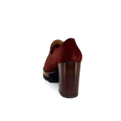 JHay 1425 Daim Rust*Femme Mocassins